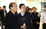 天津市滨海高新区工委荣建勋书记莅临华体会体育在线(中国)唯一官方网站天津公司参观指导