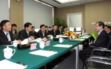 天津市市委常委、副市长崔津渡参观视察华体会体育在线(中国)唯一官方网站公司